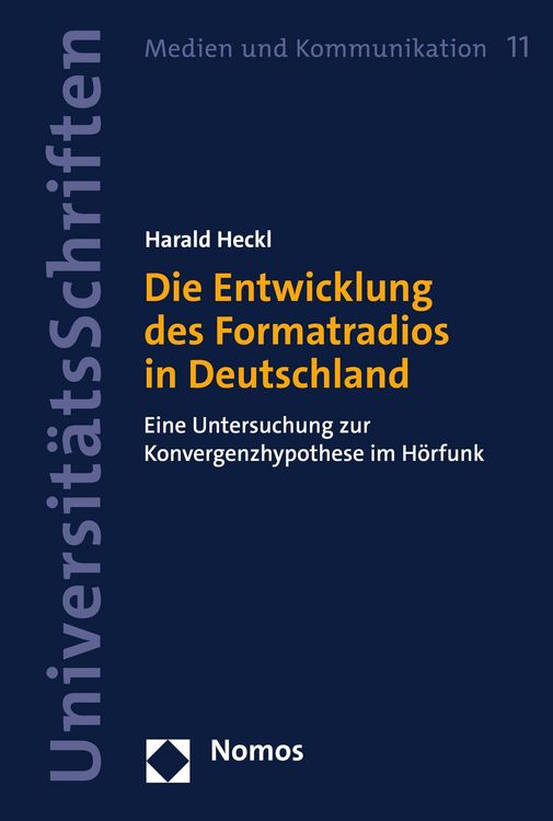 Produktbild: Die Entwicklung des Formatradios in Deutschland