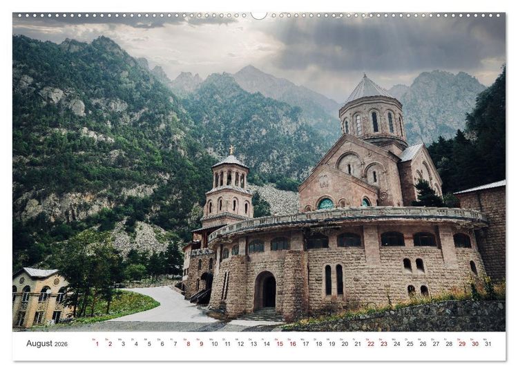 Produktbild: Georgien - Neuzeit-Chroniken (Wandkalender 2026 DIN A2 quer), CALVENDO Monatskalender