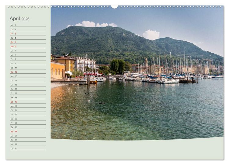 Produktbild: Gardasee - Manerba del Garda (Wandkalender 2026 DIN A2 quer), CALVENDO Monatskalender