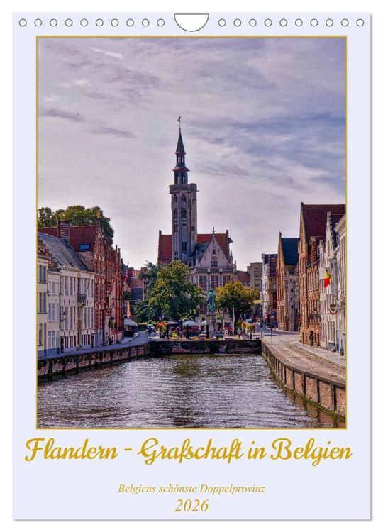 Produktbild: Flandern - Grafschaft in Belgien (Wandkalender 2026 DIN A4 hoch), CALVENDO Monatskalender