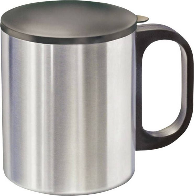 Produktbild: MATO interpr&auml;sent Thermobecher Edelstahl (geb&uuml;rstet), Schwarz 0.280l 4119