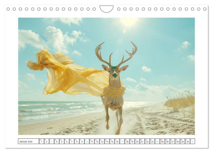 Produktbild: Hei&szlig;er Sommer (Wandkalender 2026 DIN A4 quer), CALVENDO Monatskalender