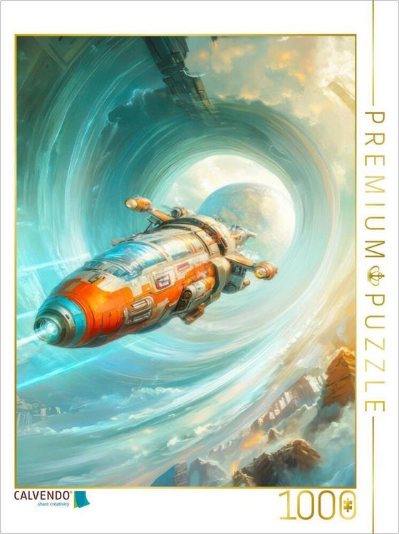 Produktbild: CALVENDO Puzzle Science-Fiction-Zukunftsvision | 1000 Teile Lege-Gr&ouml;&szlig;e 64x48cm Foto-Puzzle f&uuml;r gl&uuml;ckliche Stunden