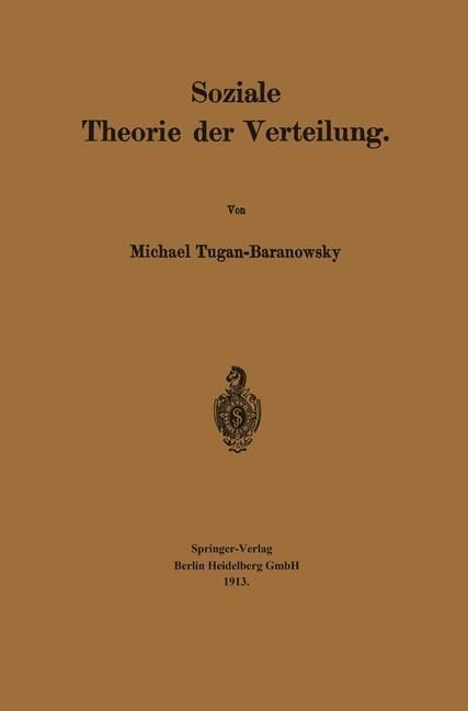 Produktbild: Soziale Theorie der Verteilung