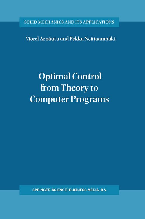Produktbild: Optimal Control from Theory to Computer Programs