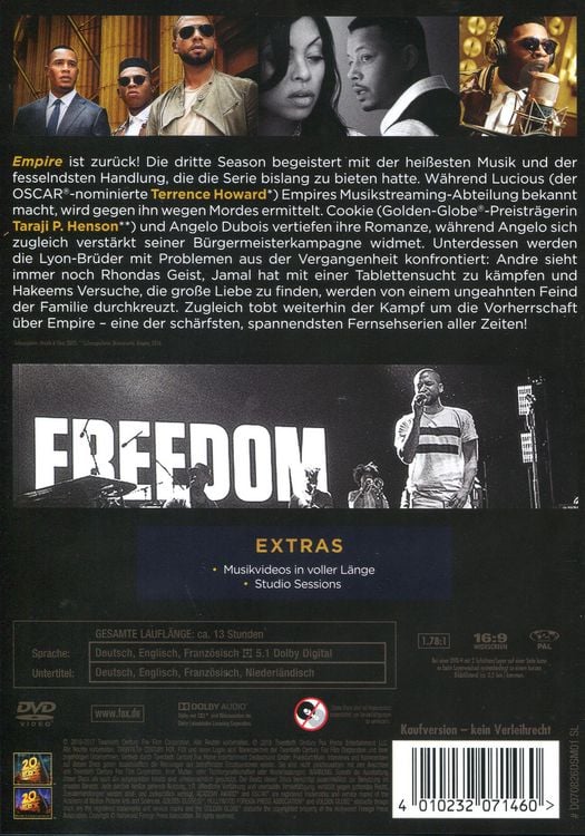 Produktbild: Empire - Die komplette Season 3 [5 DVDs]