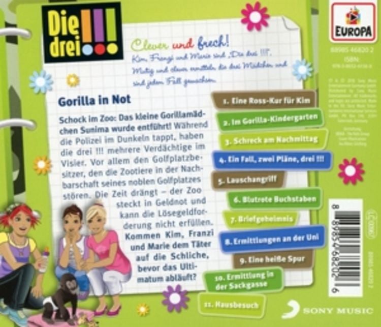 Die drei !!! 58: Gorilla in Not