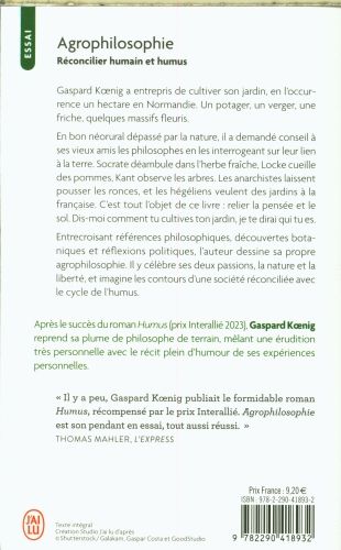 Produktbild: Agrophilosophie : r&eacute;concilier nature et libert&eacute;