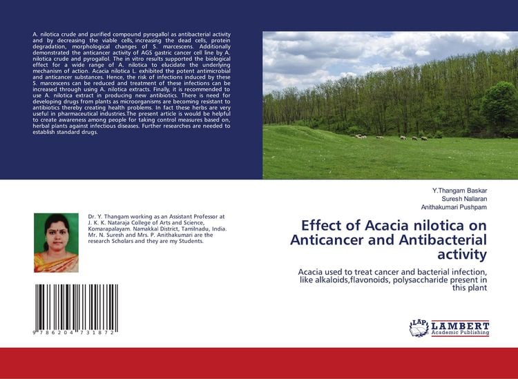 Produktbild: Effect of Acacia nilotica on Anticancer and Antibacterial activity