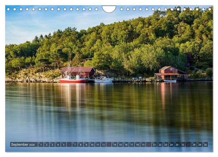 Produktbild: Norwegens S&uuml;den (Wandkalender 2026 DIN A4 quer), CALVENDO Monatskalender