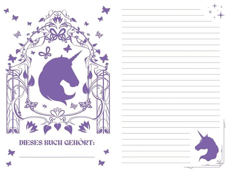 Produktbild: Unicorn Academy: Notizbuch