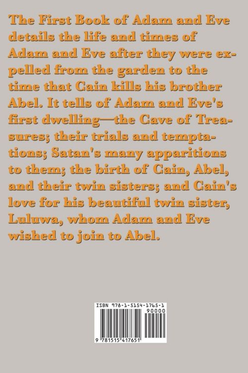 Produktbild: The First Book of Adam and Eve