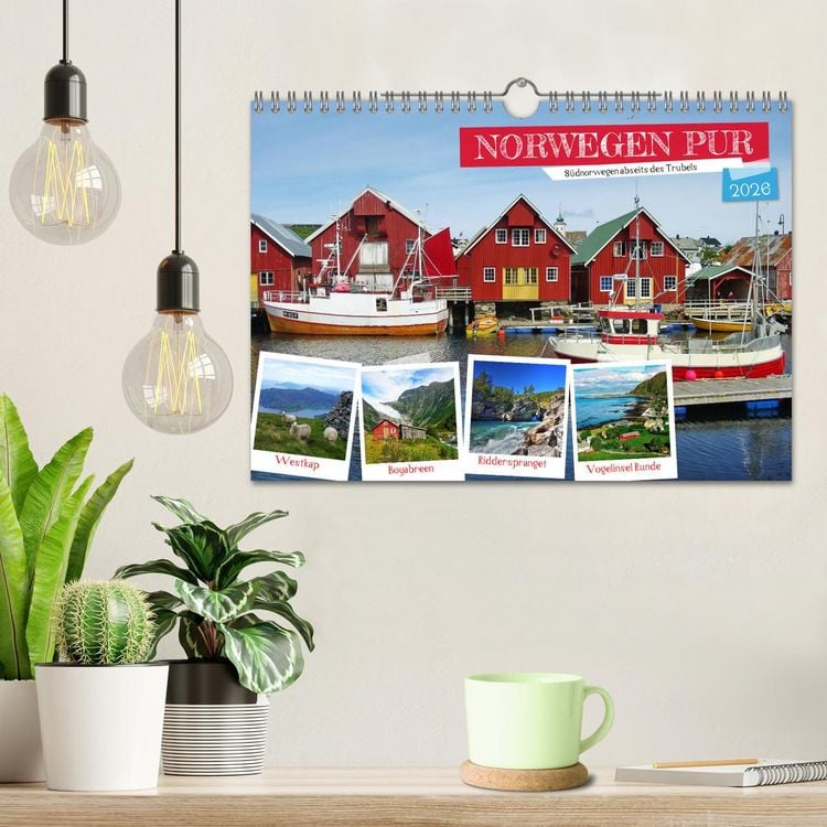 Produktbild: Norwegen PUR (Wandkalender 2026 DIN A4 quer), CALVENDO Monatskalender
