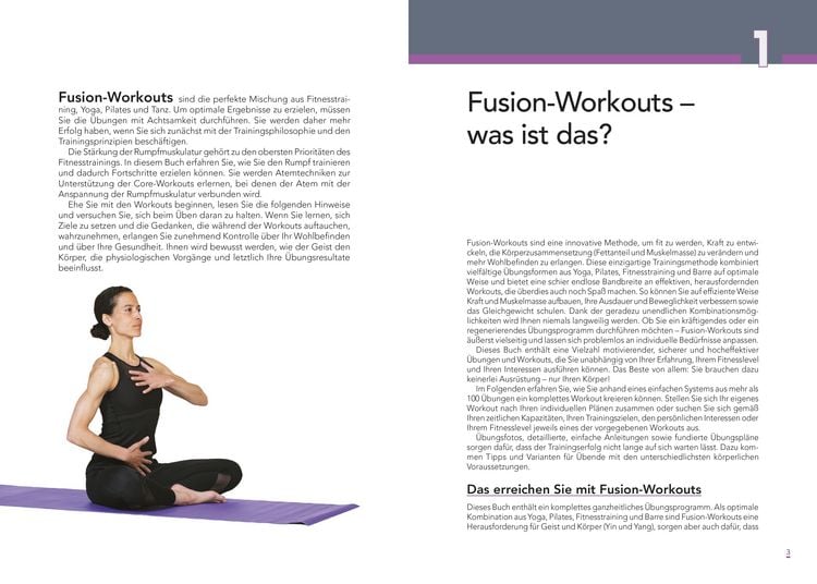 Produktbild: Perfektes Workout f&uuml;r zuhause. Mit dem Besten aus Yoga, Pilates und Barre.