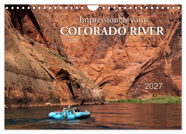 Produktbild: Impressionen vom Colorado River (Wandkalender 2027 DIN A4 quer), CALVENDO Monatskalender