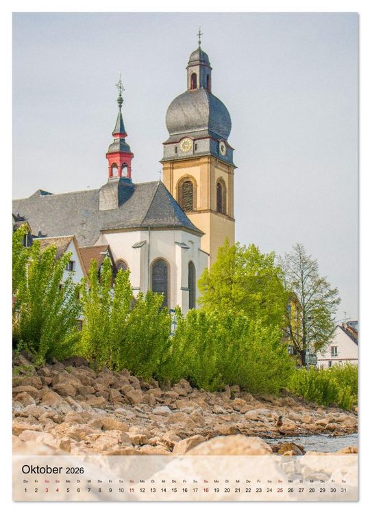 Produktbild: Koblenz - Wo die Mosel den Rhein k&uuml;sst (Wandkalender 2026 DIN A2 hoch), CALVENDO Monatskalender