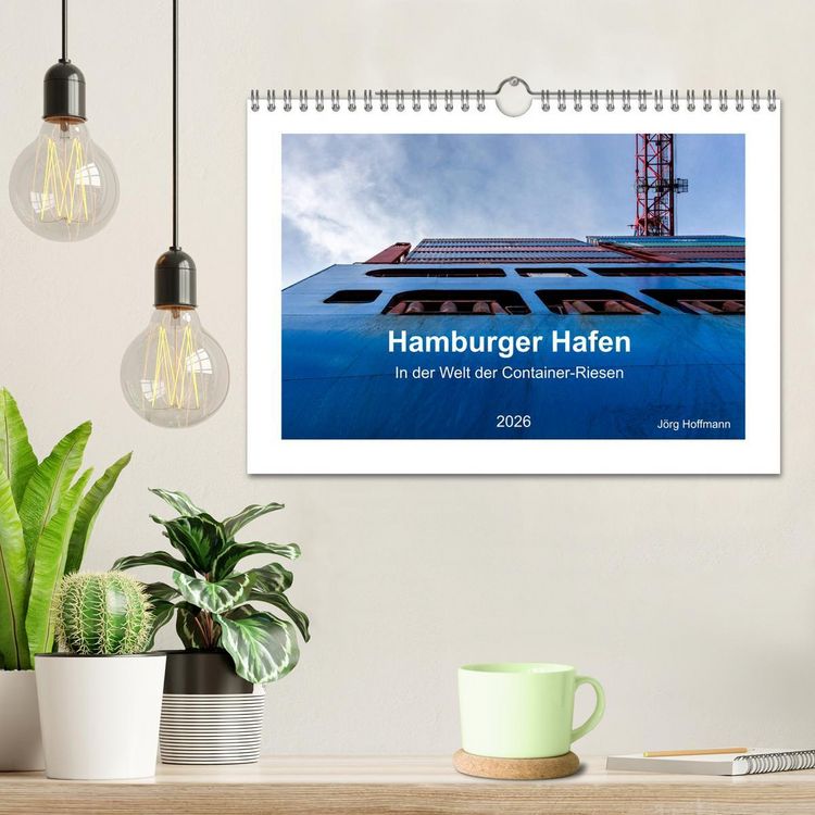 Produktbild: Hamburger Hafen - In der Welt der Container-Riesen (Wandkalender 2026 DIN A4 quer), CALVENDO Monatskalender