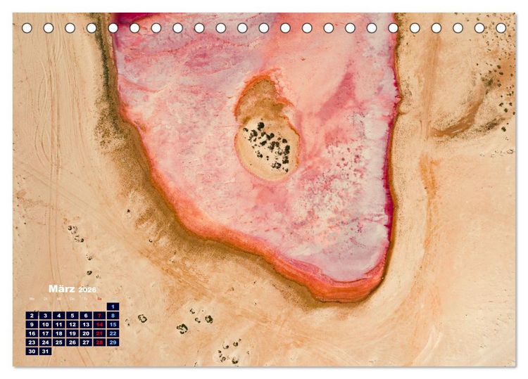 Produktbild: ABOVE - Die Welt von oben in ihrer abstraktesten Form (Tischkalender 2026 DIN A5 quer), CALVENDO Monatskalender