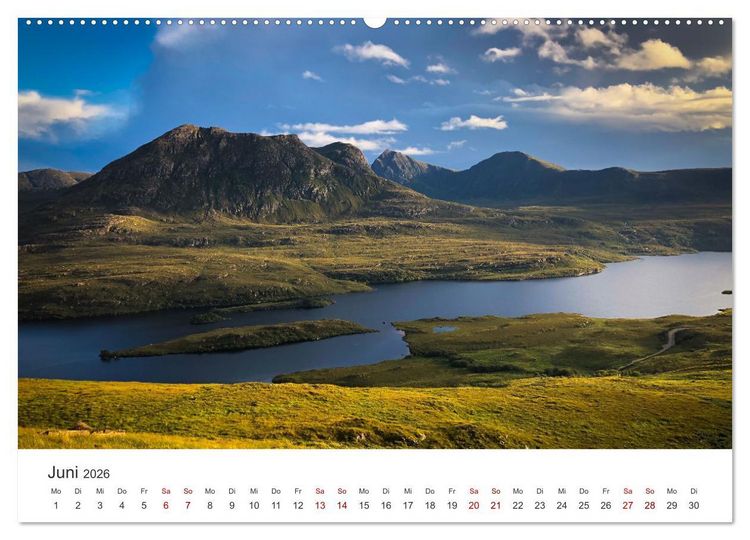 Produktbild: Schottland - Wundersch&ouml;ne Landschaften und einzigartige Natur. (Wandkalender 2026 DIN A2 quer), CALVENDO Monatskalender