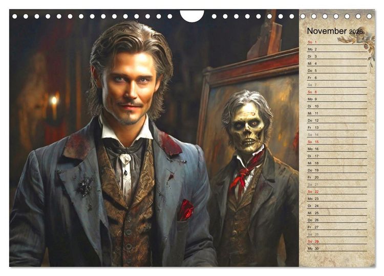 Produktbild: Viktorianische Schrecken (Wandkalender 2026 DIN A4 quer), CALVENDO Monatskalender