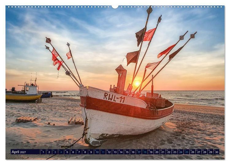 Produktbild: Ostseetr&auml;ume (hochwertiger Premium Wandkalender 2027 DIN A2 quer), Kunstdruck in Hochglanz