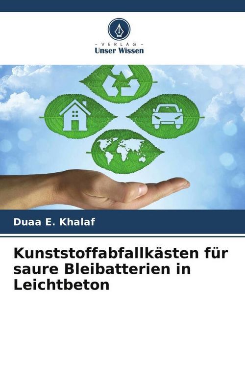 Produktbild: Kunststoffabfallk&auml;sten f&uuml;r saure Bleibatterien in Leichtbeton