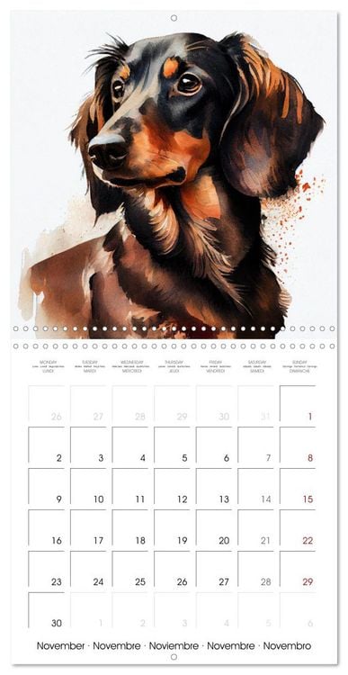 Produktbild: Artistic Dog Breeds (Wall Calendar 2026 12 &times; 12 Inch) CALVENDO 12 Month Wall Calendar