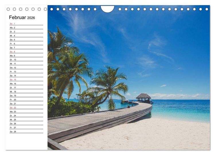 Produktbild: S&uuml;dsee-Inseln. Von Fidschi bis Bora Bora (Wandkalender 2026 DIN A4 quer), CALVENDO Monatskalender