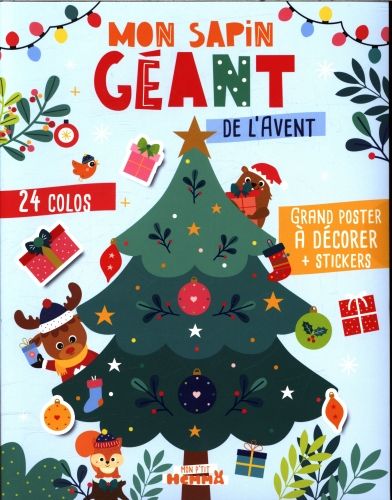 Produktbild: Mon sapin g&eacute;ant de l'Avent : grand poster &agrave; d&eacute;corer + stickers