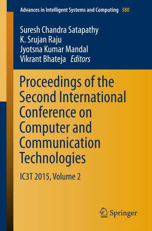 Produktbild: Proceedings of the Second International Conference on Computer and Communication Technologies
