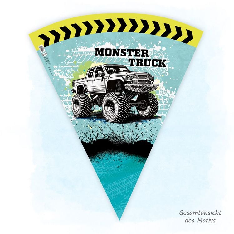 Produktbild: TR&Ouml;TSCH- Schult&uuml;te 85 cm Monstertruck
