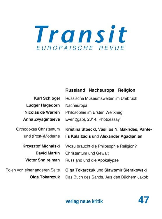 Produktbild: Transit 47. Europ&auml;ische Revue
