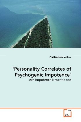 Produktbild: Vellore, P: "Personality Correlates of Psychogenic Impotence