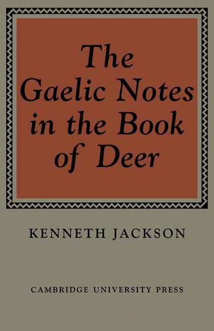 Produktbild: The Gaelic Notes in the Book of Deer