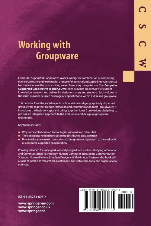 Produktbild: Working with Groupware