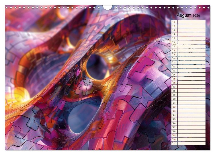Produktbild: Elegante Wunderwelten (Wandkalender 2026 DIN A3 quer), CALVENDO Monatskalender
