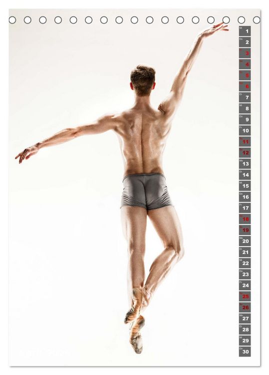 Produktbild: Sinneseindruck Ballett (Tischkalender 2026 DIN A5 hoch), CALVENDO Monatskalender