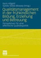 Produktbild: Qualit&auml;tsmanagement in der fr&uuml;hkindlichen Bildung, Erziehung und Betreuung