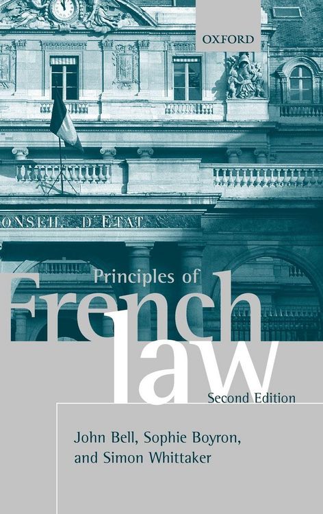 Produktbild: Principles of French Law