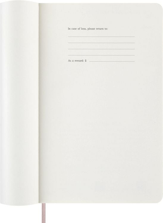 Produktbild: Moleskine Precious & Ethical 12 Monate Wochen Notizkalender 2027, L/A5, Liniert, Weicher Einband, Mamba Rose, mit Box