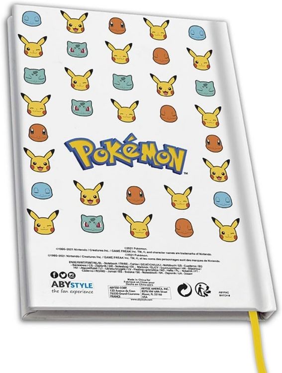 Produktbild: POKEMON -  A5 Notebook "Starters" X4