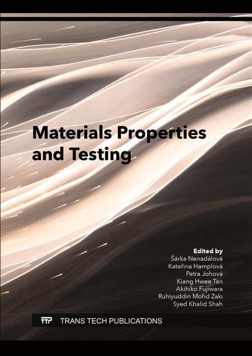 Produktbild: Materials Properties and Testing