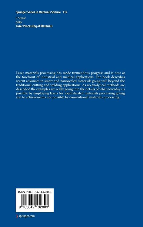 Produktbild: Laser Processing of Materials