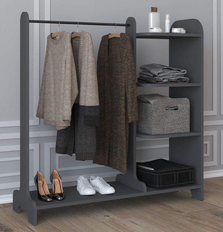 Produktbild: Offener begehbarer Kleiderschrank Regal Lempu M