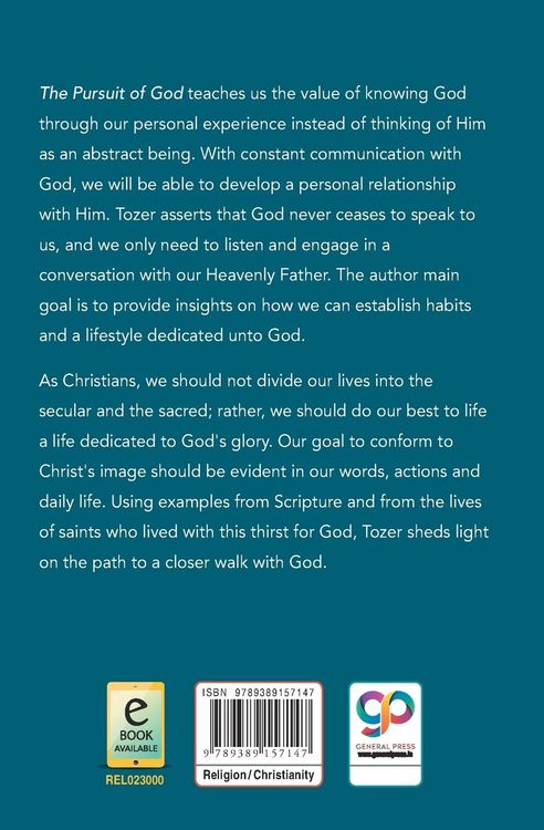 Produktbild: The Pursuit of God