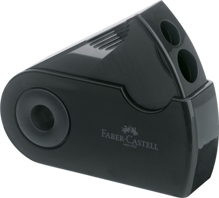 Produktbild: Faber-Castell Doppelspitzdose Sleeve schwarz