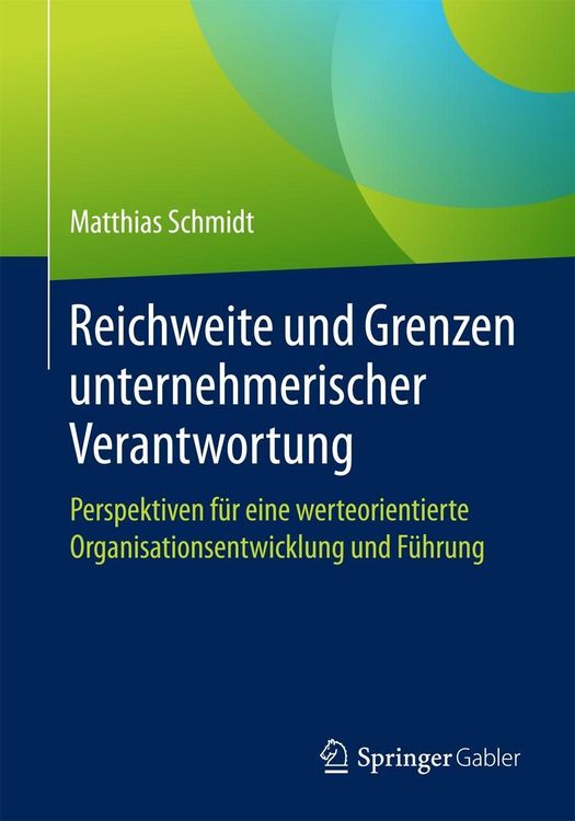 Produktbild: Reichweite und Grenzen unternehmerischer Verantwortung