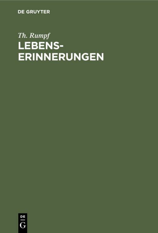 Produktbild: Lebenserinnerungen