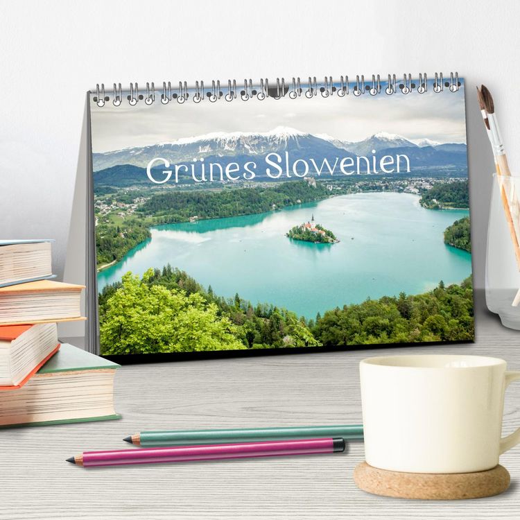 Produktbild: Gr&uuml;nes Slowenien (Tischkalender 2026 DIN A5 quer), CALVENDO Monatskalender