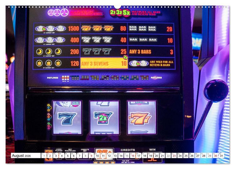 Produktbild: Las Vegas Nightlife - Neonlichter, Casinos und unvergessliche N&auml;chte (Wandkalender 2026 DIN A2 quer), CALVENDO Monatskalender